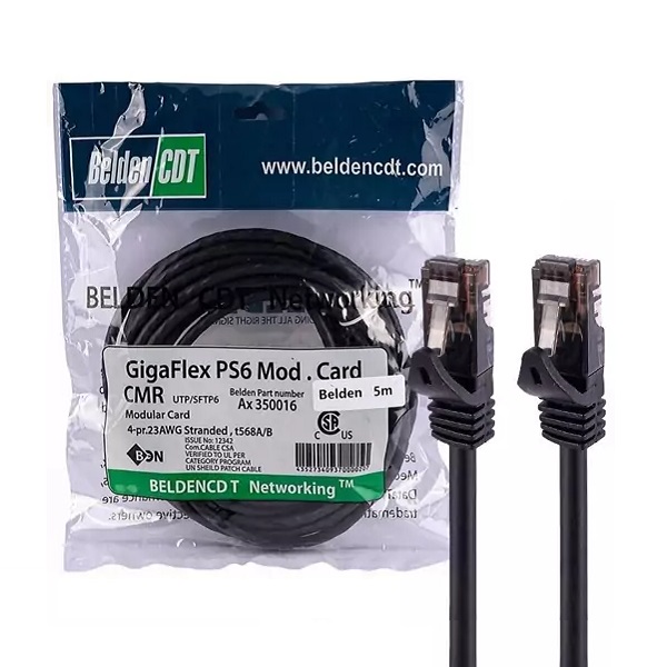 کابل شبکه 5 متری Cat6 مارک Belden