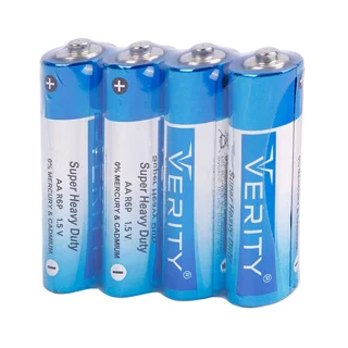 باتری قلمی وریتی مدل R6P Super Heavy Duty بسته چهار عددی