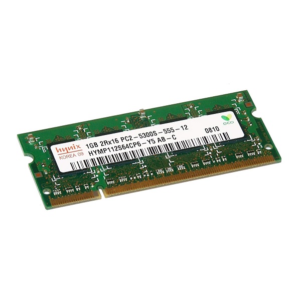 رم استوک لپ تاپ 1 گیگ DDR2 هاینیکس Hynix PC2 5300S
