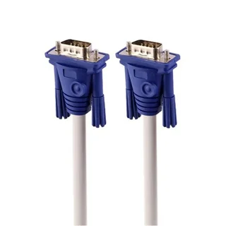 کابل 1.5 متری VGA سفید 3+4 گلد اسکار