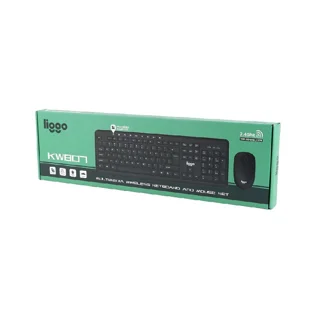 کیبورد و موس بی سیم لیگو مدل KW-807