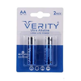 باتری قلمی وریتی مدل LR6-U Ultra Alkaline بسته دو عددی