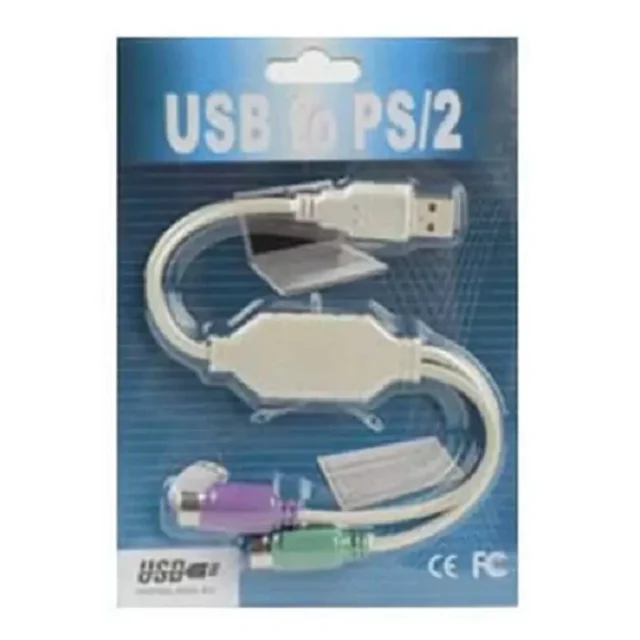 PS2 to USB Cable Converter for Mouse and Keyboard