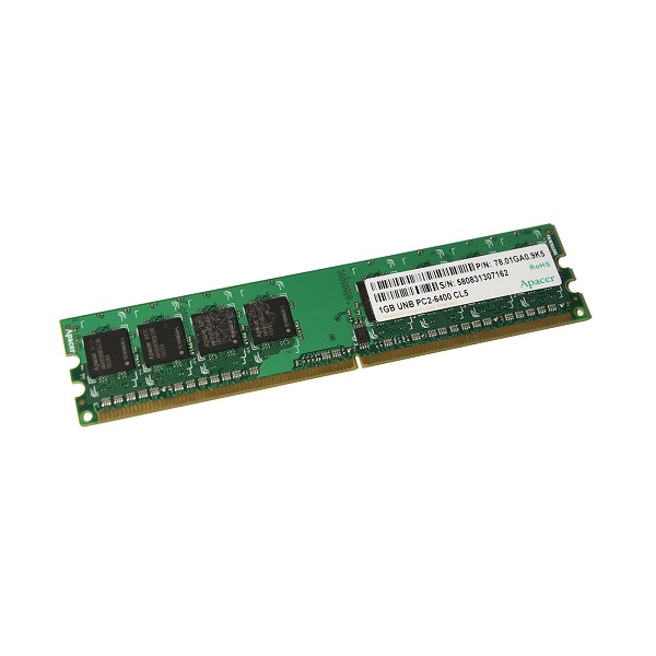 رم استوک کامپیوتر یک گیگ DDR2 اپیسر Apacer PC2 6400