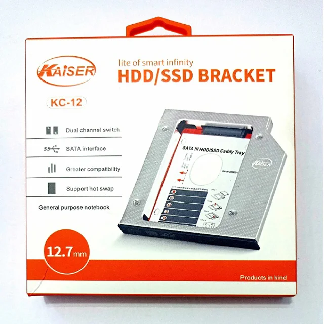 Kaiser Hdd caddy 12.7 internal hdd bracket