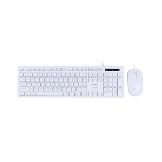 D-Net DT-998 White Keyboard and Mouse
