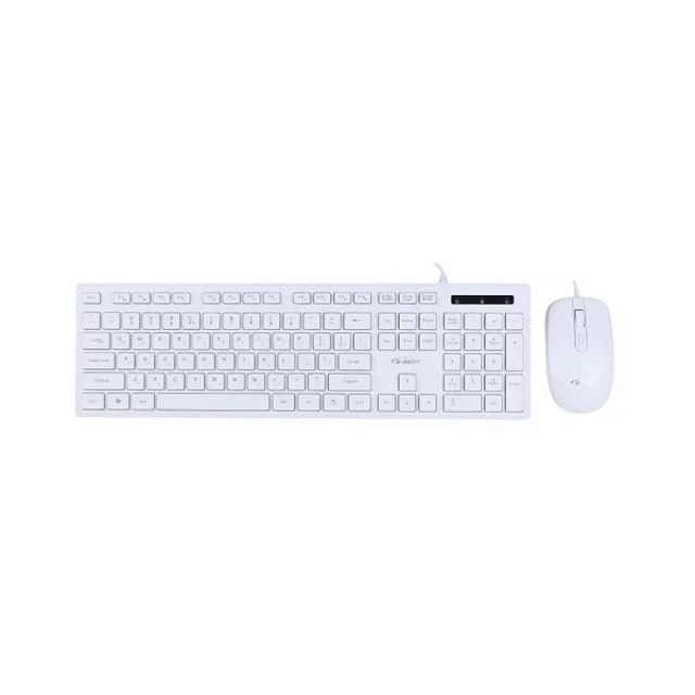 D-Net DT-998 White Keyboard and Mouse