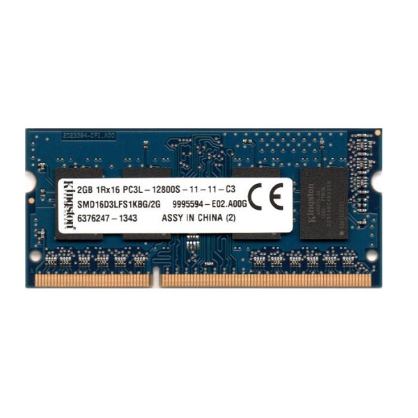 رم استوک لپ تاپ 2 گیگ DDR3 کینگستون Kingston PC3L 12800S