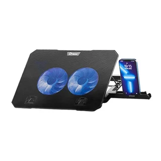 پایه خنک کننده لپ تاپ دو فن دیتک مدل DTECH CP-777