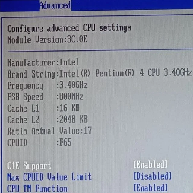 Intel Pentium 4 651 3.4GHz 800MHz 2MB Socket 775