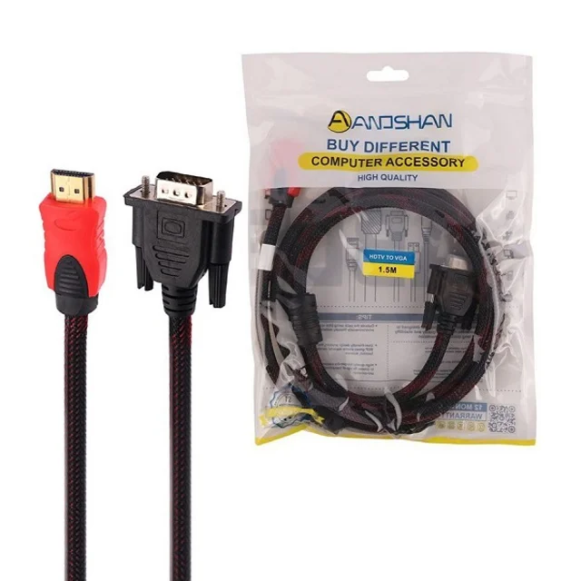 Anoshan 1.5M HDMI to VGA Cable