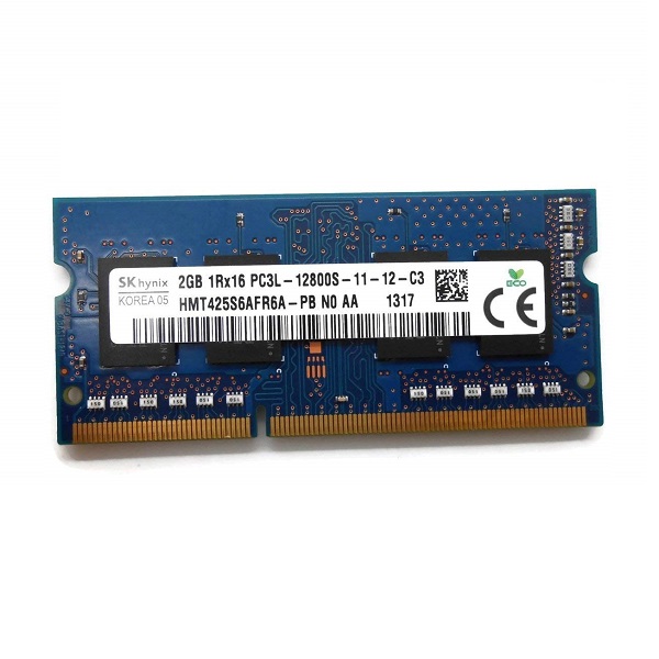 رم استوک لپ تاپ 2 گیگ DDR3 اس کی هاینیکس SK hynix PC3L 12800S