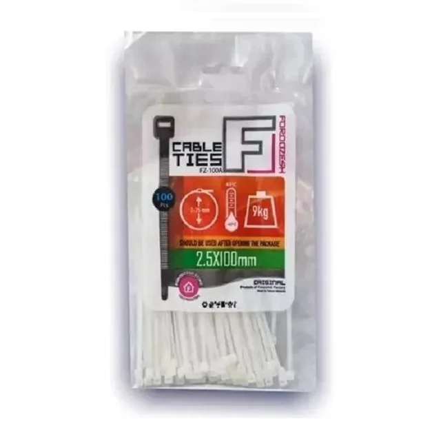 ٌWhite 10CM Cable Ties