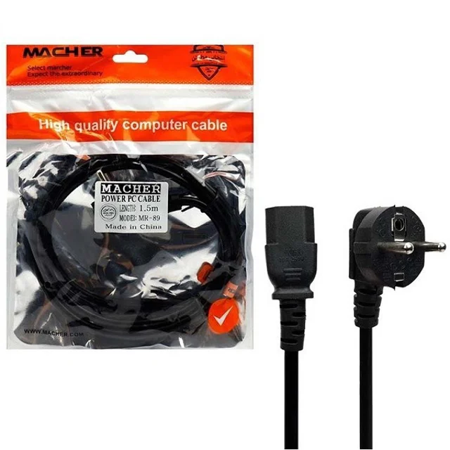 Macher MR-89 3-Pin 1.5M Power Cable