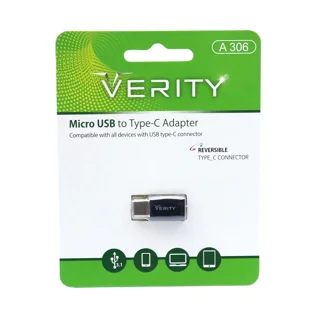 مبدل microUSB به Type-C وریتی مدل A306